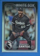 2024 Topps Series 1 Rainbow Foil Parallel #276 Gregory Santos Chicago White Sox