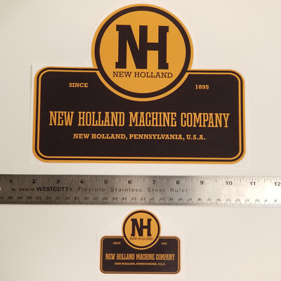 Hew Holland Farm Equipment Label 2 different sizes CHOICE