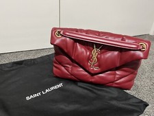 YSL Saint Laurent Loulou puffer small shoulder  bag Brand New, Red Gold