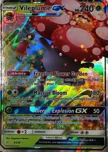 Vileplume GX Ultra Rare NM Cosmic Eclipse 4/236 Pokemon TCG | eBay