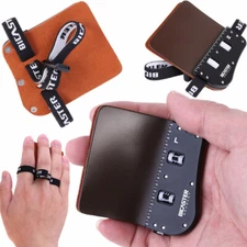 Archery Finger Tab Guard Barebow Protector Gear Cow Leather Bow Hunting RH LH