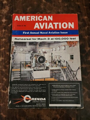 American Aviation First Annual Naval Aviation Issue October 20, 1958