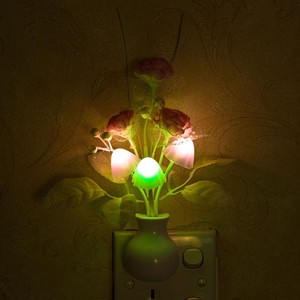 Lights-Cute-Decor-Multicoloured-US-Plug-Induction-Mushroom-Lamp-Nightlight-LED