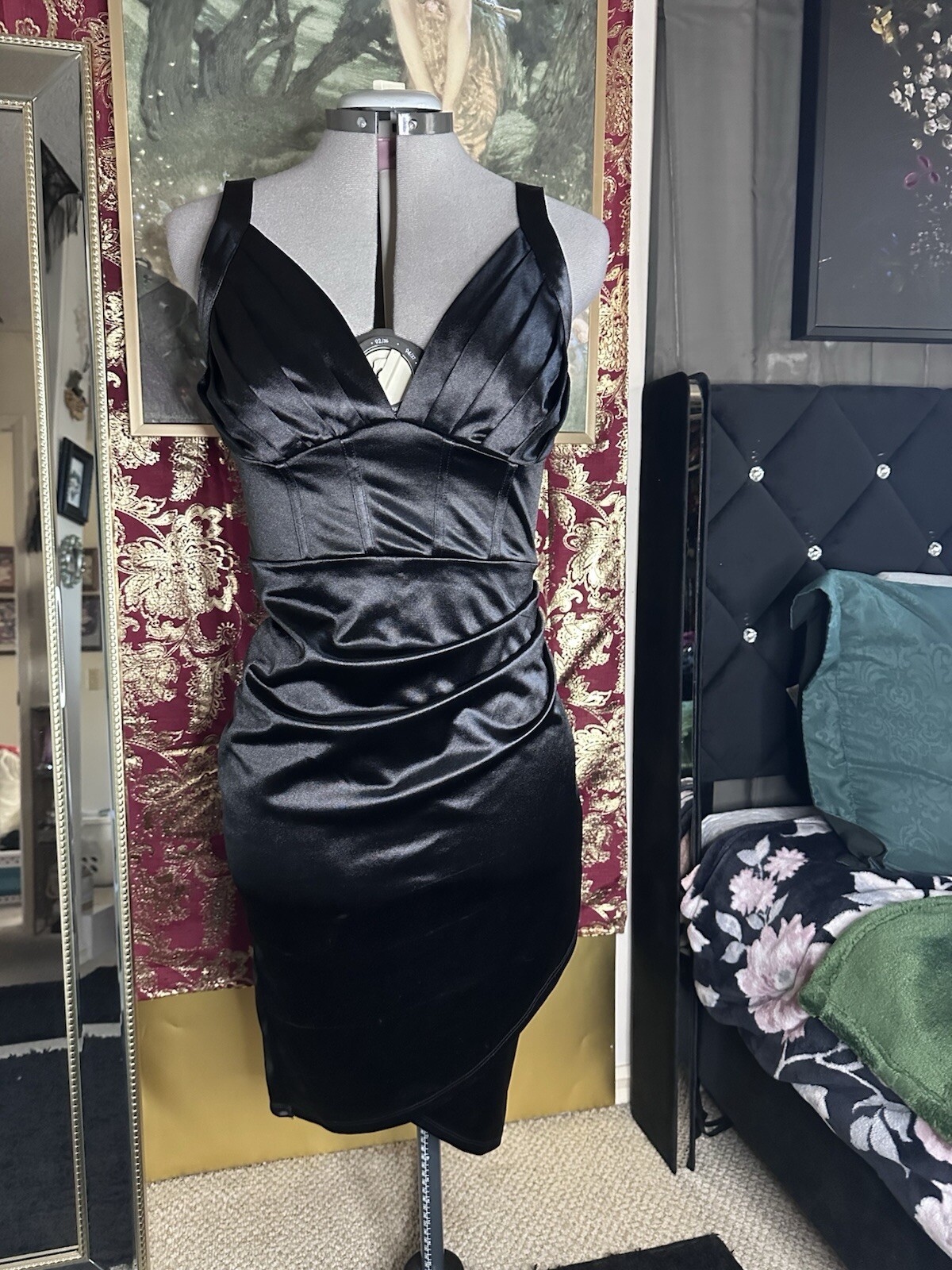 black cocktail dress-image