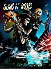 Guns N Roses 12"x18" Music Concert Poster