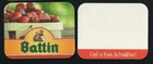 BEER MAT rectangular brewery BATTIN / LUXEMBOURG - fruitee