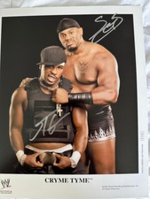 2006 WWE Cryme Tyme Autographed 8x10. Perfect Condition