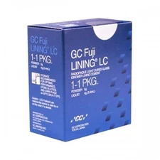 GC Fuji Lining LC 1-1 Glass Ionomer Lining Cement Mini Kit-5 Gm Powder,3.4ml Liq