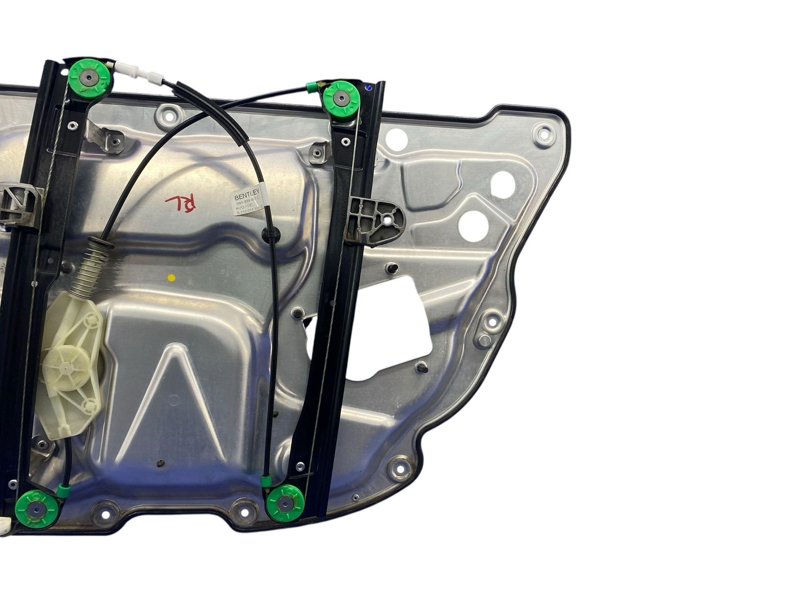 2006-2012 BENTLEY CONTINENTAL FLYING SPUR REAR LEFT DOOR WINDOW GLASS REGULATOR