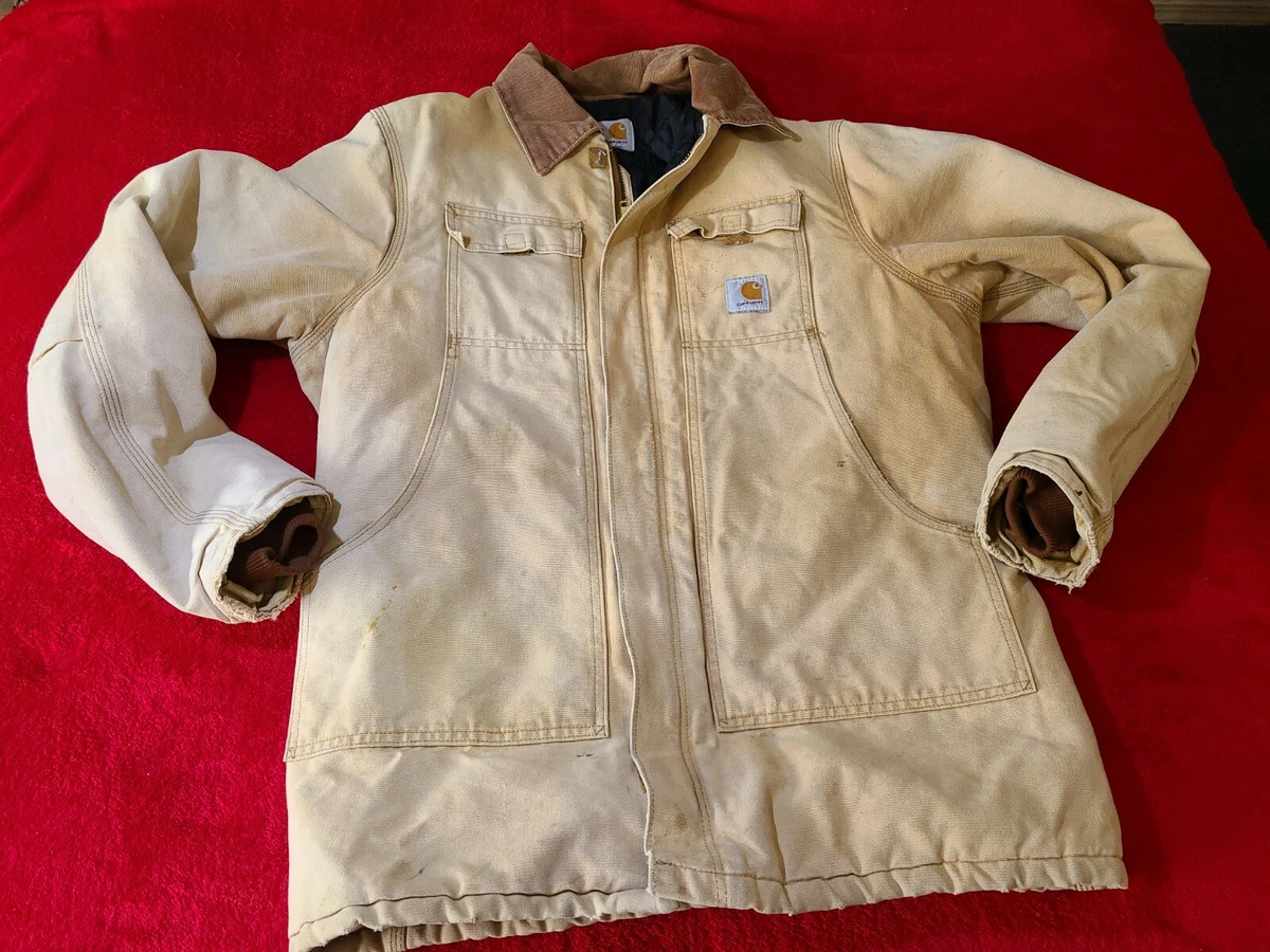 CARHARTT LONG DISTRESSED RANCHER JACKET URBAN COWBOY 48
