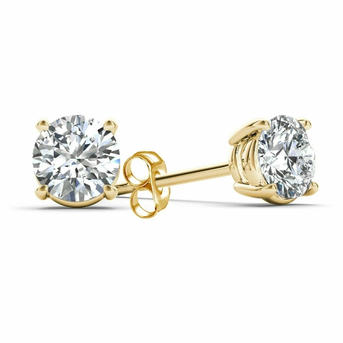 Flawless diamond stud sale earrings