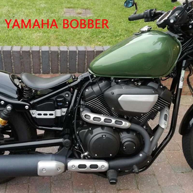 Muelle de asiento individual de cuero para motocicleta Yamaha V Star 650 XVS 650 XVS 950 Bobber Foto 2 de 4