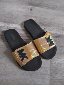 girls michael kors slides