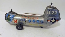1960S PIASECKI H-22 US AIR FORCE TRANSPORT HELICOPTER JAPAN FRICTION TIN TOY