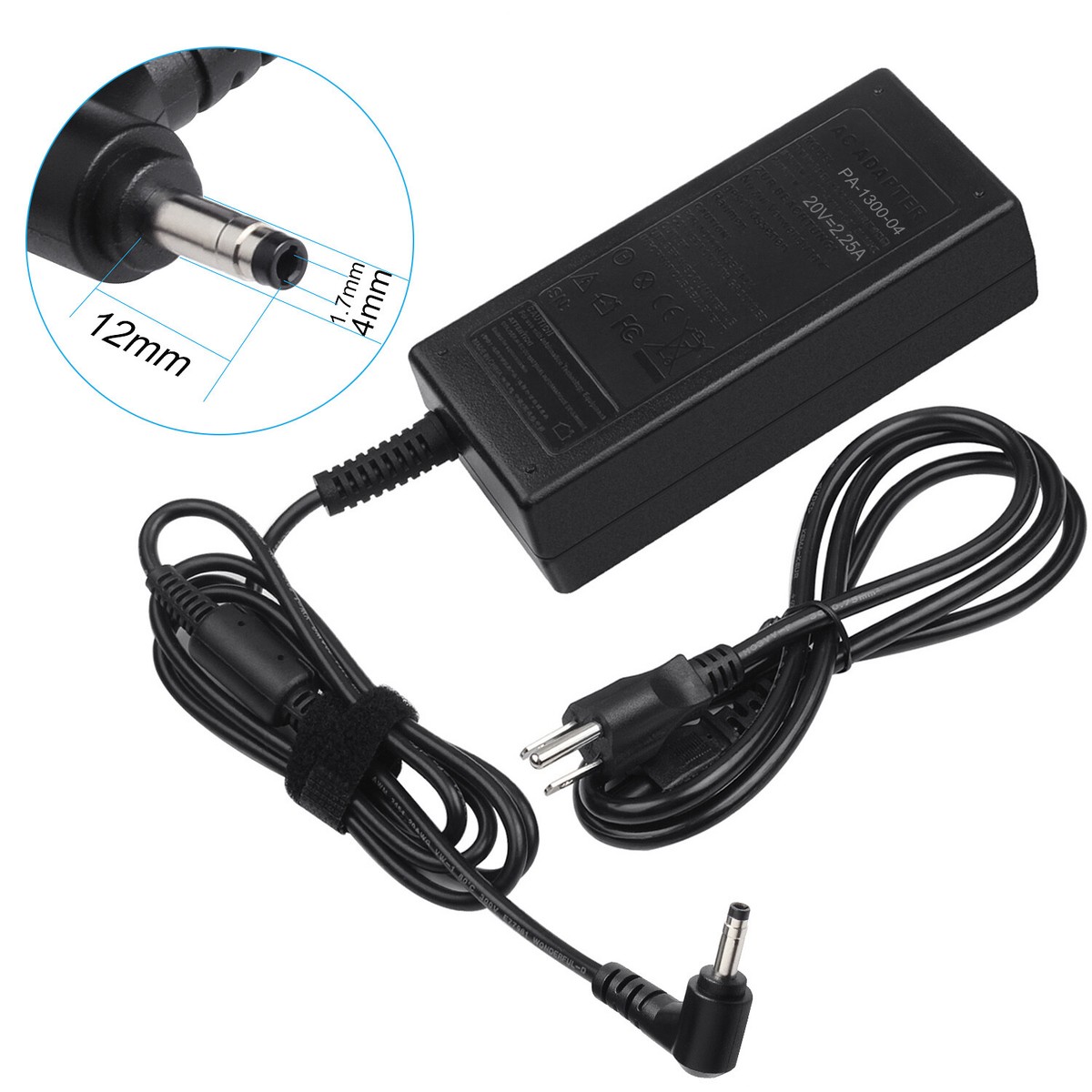45W AC Adapter Charger For Lenovo Chromebook N22, N23, N42, N22-20, N42-20 Laptops