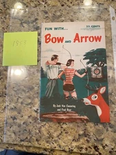Fred Bear Vintage Pamphlet Brochure Flyer Fun with Bow and Arrow 1953