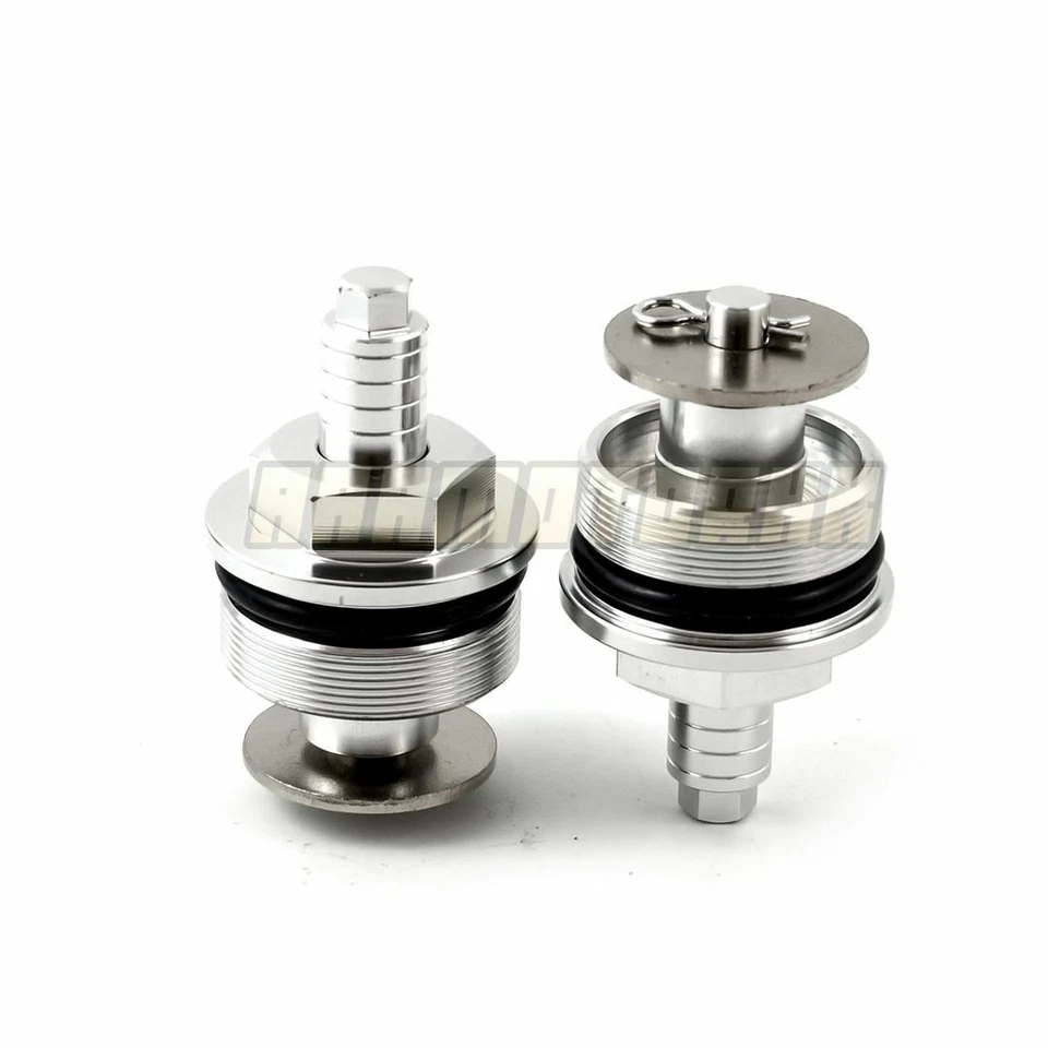 Preload Fork Caps Bolt Plugs For Yamaha FZR400 1989-1990 FZR600 1989-1998 1990 Foto 2 de 4