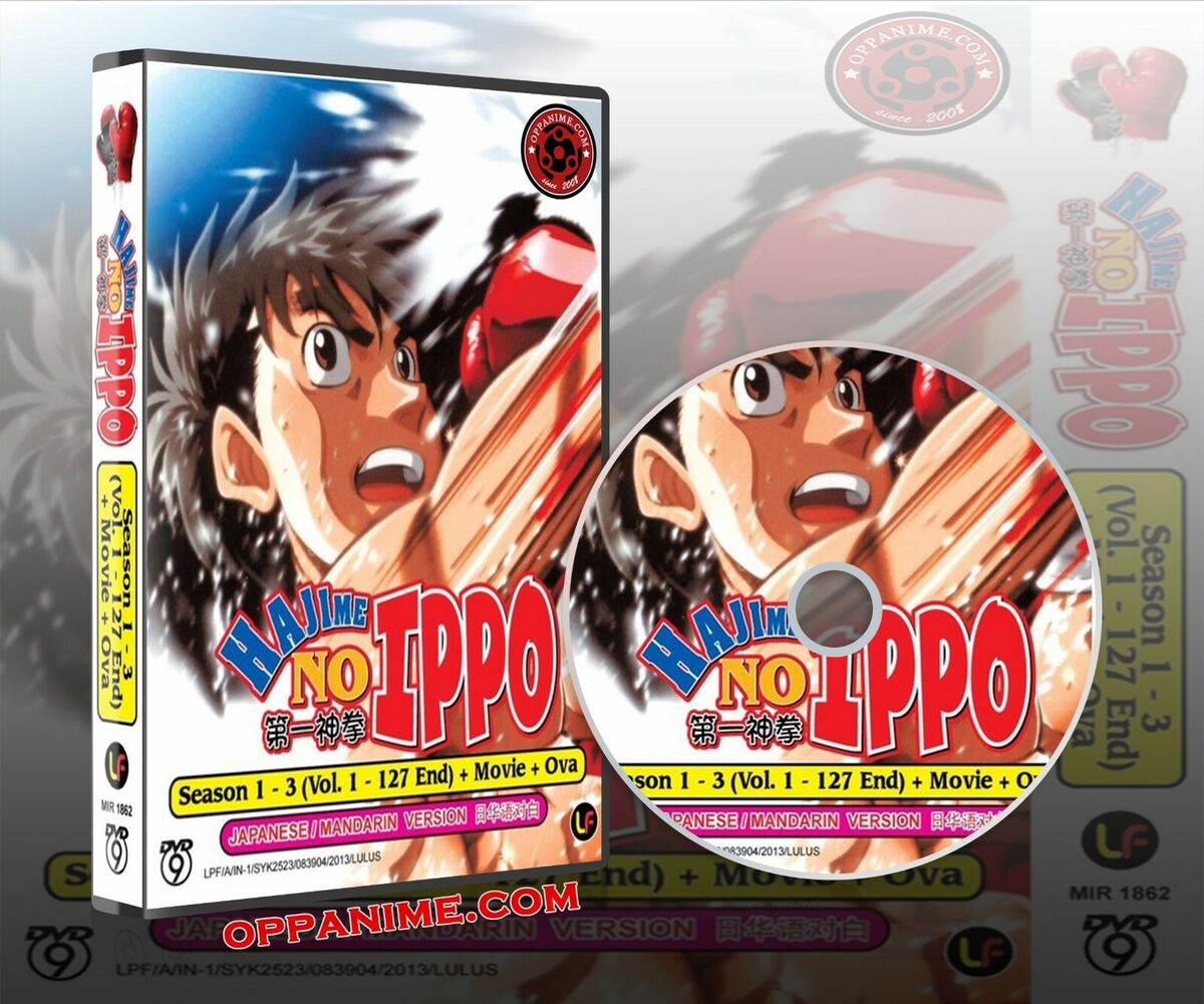 [ULTIMATE] Hajime no Ippo Anime Complete Collection(Season 1,2,3 Movies &  OVA)