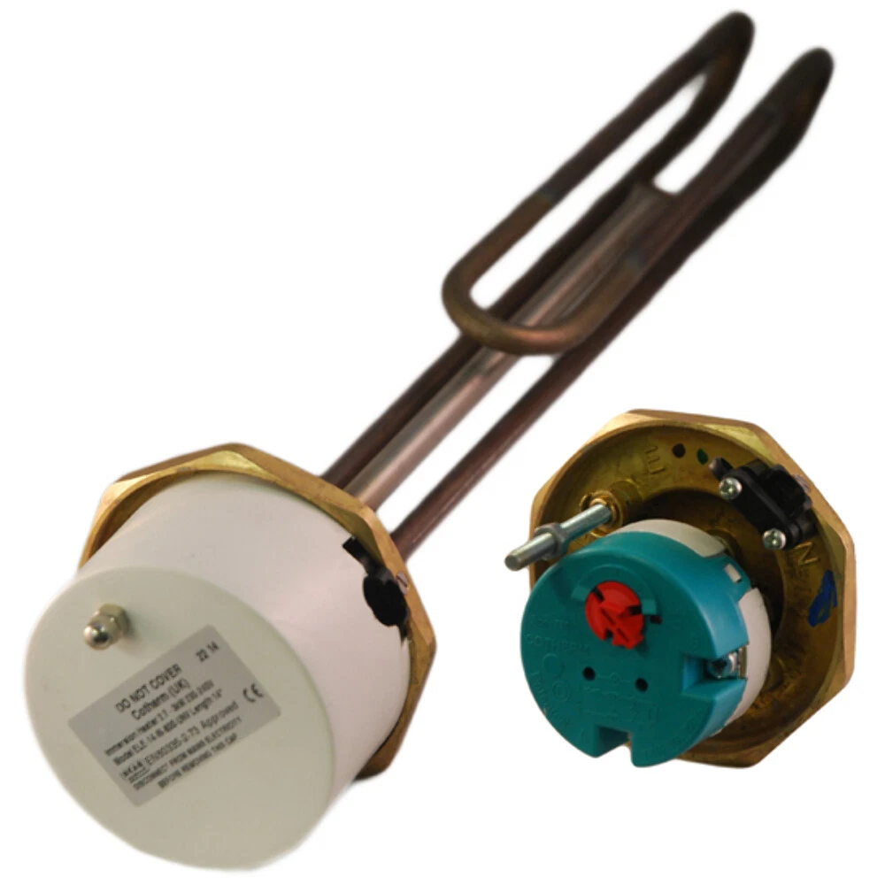 Cotherm- 1u0026#034; 3/4u0026#034; 3kW Titanium Immersion Heater 14u0026#034; for  Unvented Cylinders | eBay