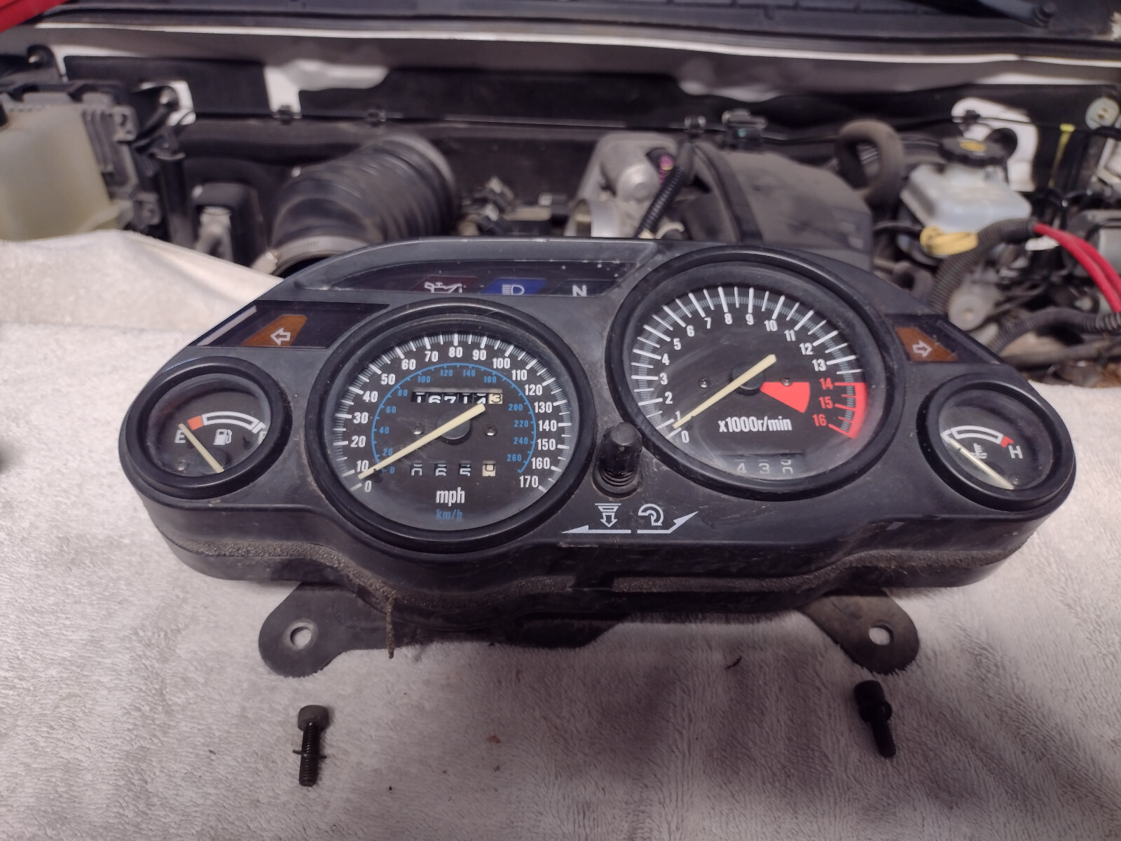 199501 O.E.M ZX1100e ZX1100 ZX11 e NINJA GAUGES SPEEDOMETER CLUSTER