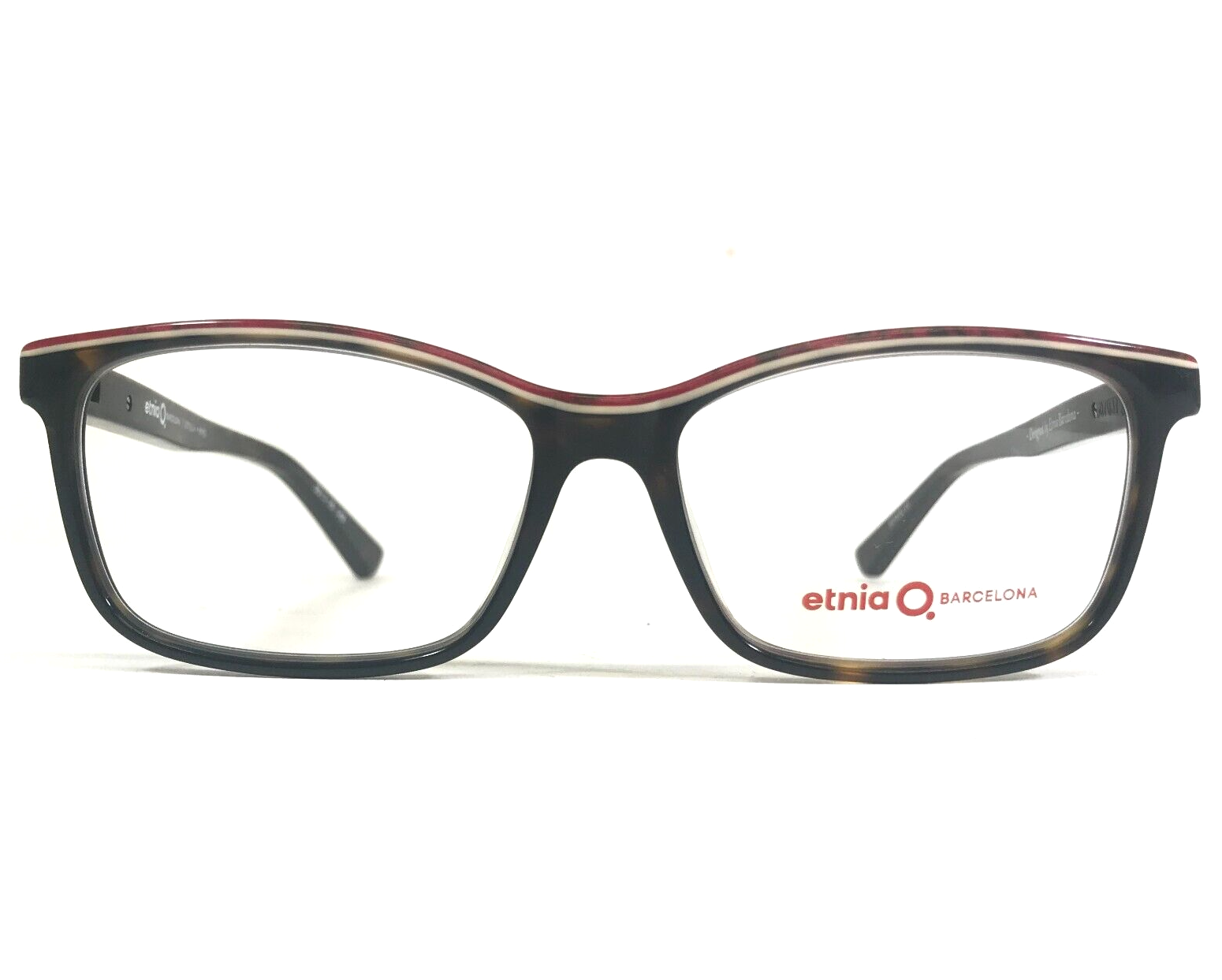 Etnia Eyeglasses Frames ESTELLA HVRD Red Brown Tortoise Cat Eye Square 53-15-142
