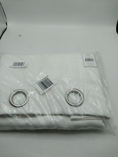 Exclusive Home Sateen Vanilla Set Of 2 Curtain Grommet 52in x 84in