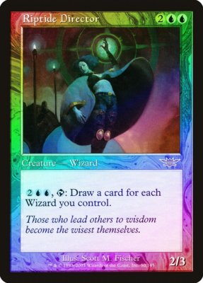 Riptide Director FOIL Legions HEAVILY PLD Blue Rare MAGIC MTG CARD ABUGames