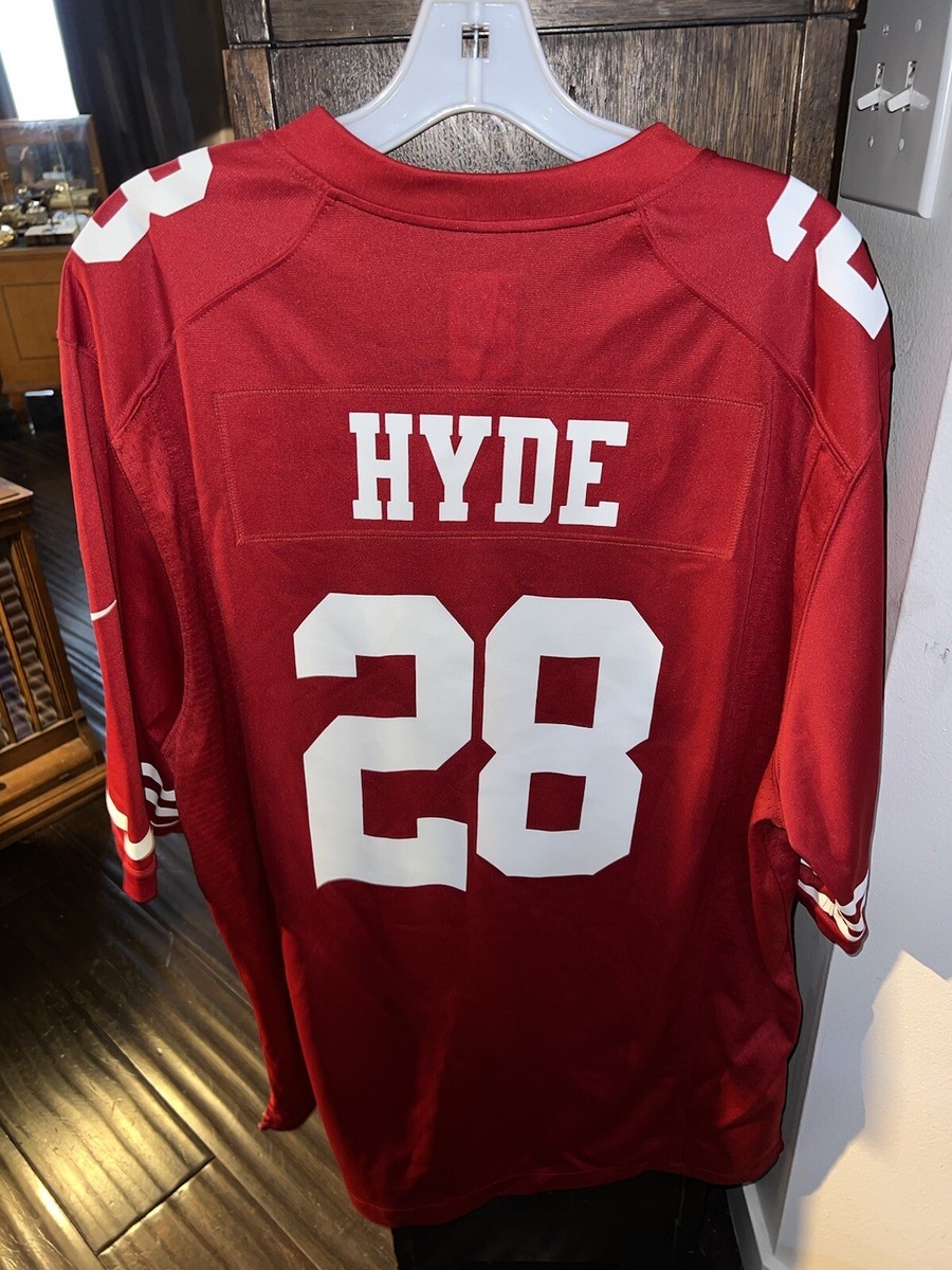 San Francisco 49ers Football Nike Jersey Mens XL Carlos Hyde On