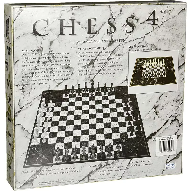 CHESS 4 - Ready for War Game Play Family Friends Gift Party Night Chess Set