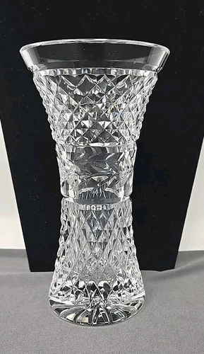Vintage Waterford Crystal “Glandore” Vase Ireland Retired 6”