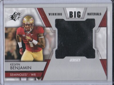 KELVIN BENJAMIN 2014 Upper Deck SPx Winning Big Materials WB-KB Seminoles