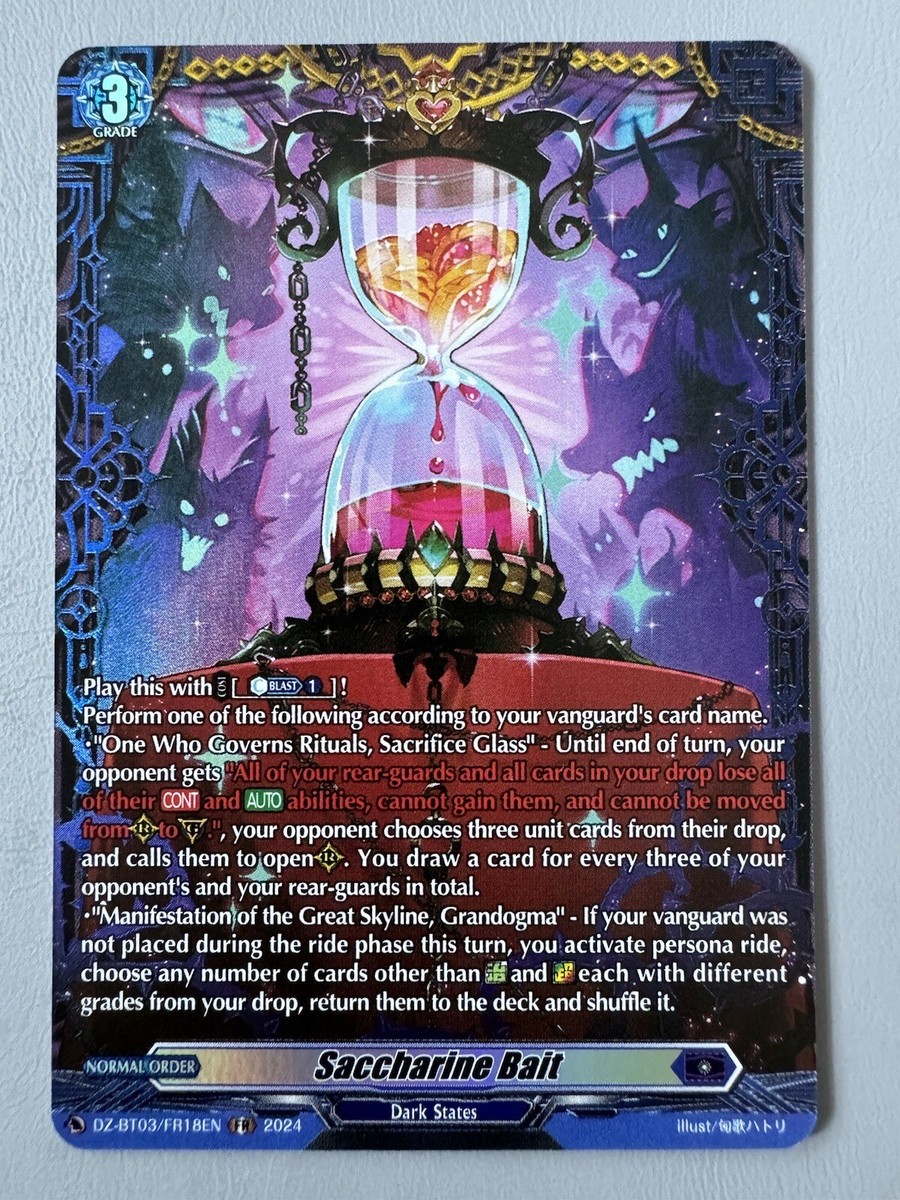 CARDFIGHT VANGUARD SACCHARINE BAIT (DARK STATES ORDER) DZ-BT03