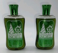Bath And Body Works Vanilla Bean Noel Shower Gel 10oz New