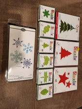 Sizzix Christmas Winter Cutting Dies Lot Crafting Scrapbooking Sizzlits Holiday