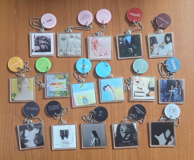 Taeyeon SNSD Random Keyring Exhibition "Time Lapse, Timeless" Official_16 Type