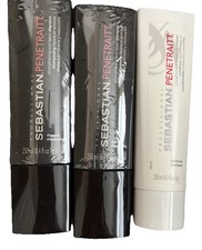 3 Pack Sebastian Penetraitt 2 Shampoo  1 Conditioner 8.4 oz