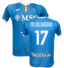 Maglia M. Olivera 17 Napoli 2025/26 Home - Versione ufficiale adulti e bimbi