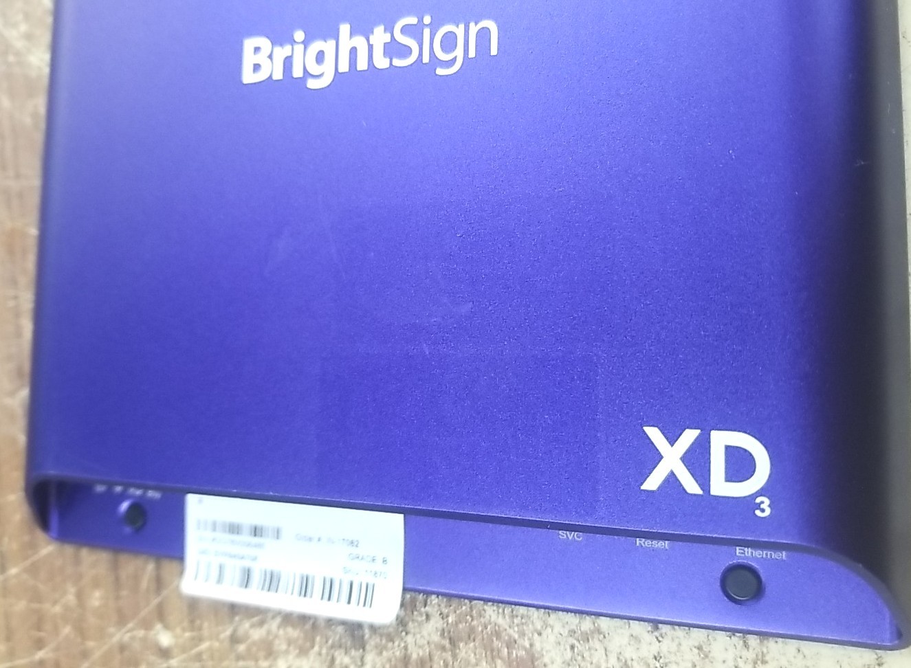 BrightSign XD3 Model XD233 Media Player. No adapter! *READ⬇️*