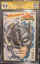 Justice League Mighty Morphin Power Rangers #1 Blank Variant DC Boom 2017