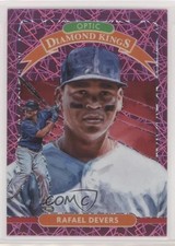 2020 Donruss Optic Diamond Kings Pink Velocity Prizm /199 Rafael Devers #16 7qg