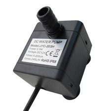 52 GPH 200L/H, 3.5W Submersible Water Pump, DC 12V Ultra Quiet Fountain Pum...