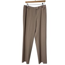 Vintage Pendleton Womens Tan Stretch Straight Leg Dress Pants Trousers Sz 12 NEW