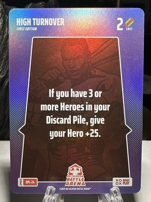 Bo Jackson Battle Arena Update Bonus Play HIGH TURNOVER BPL-24 Secret SSP
