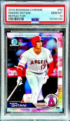 Shohei Ohtani REFRACTOR /499 BOWMAN CHROME PSA 10 | eBay