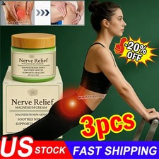 3x Total Relief Magnesium Cream, Nerve Relief Magnesium Cream USA STOCK