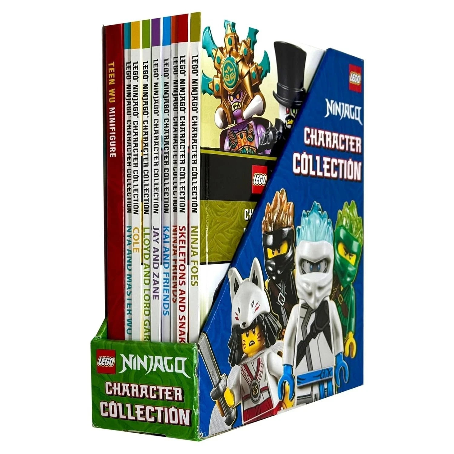 LEGO Ninjago Character Collection 8 Books Set Plus Teen Wu Minifigure Ninja Foes - Image 5
