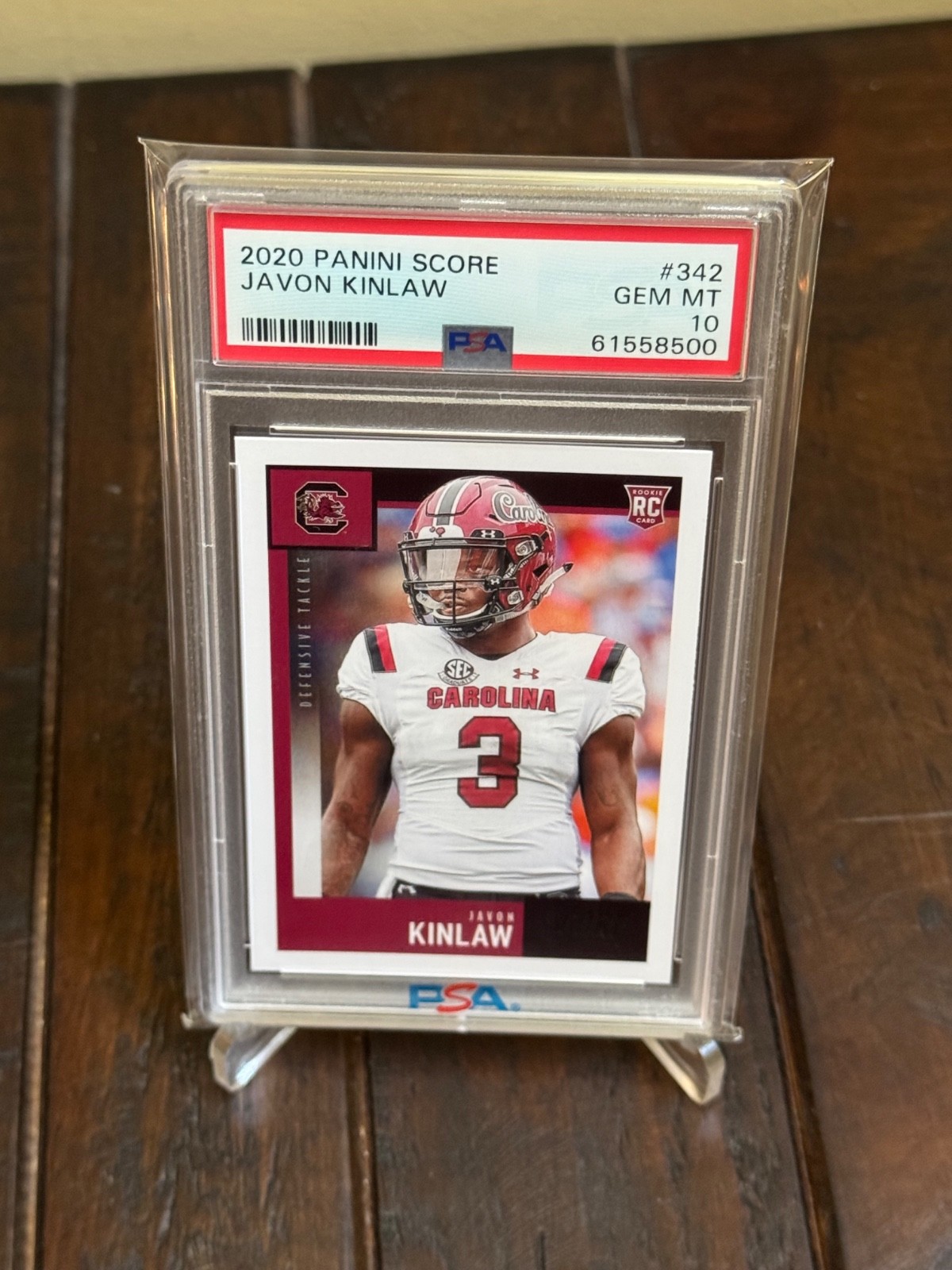 Javon Kinlaw Panini Score #342 Base