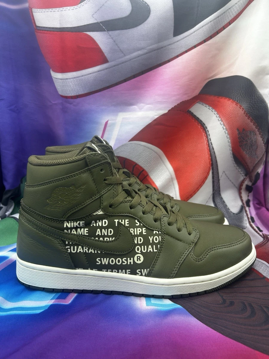 Jordan 1 OG High Olive Canvas for Sale | Authenticity Guaranteed