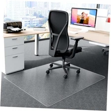 Large Office Chair Mat for Carpeted Floors Low 48" x 60" For Low Pile Carpet