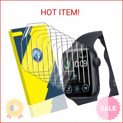 YMHML 8 Pack Screen Protector Compatible for Apple Watch 44mm SE 3 / SE 2/1 Seri